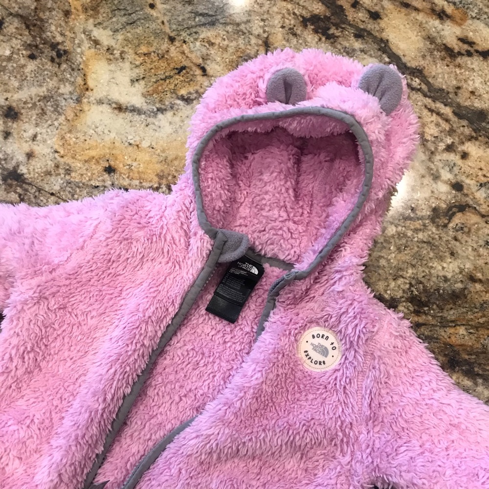 Toddler Fuzzy NorthFace Jacket